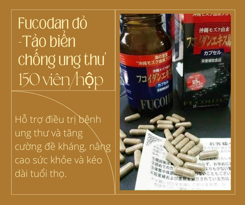 Viên uống Fucoidan Đỏ