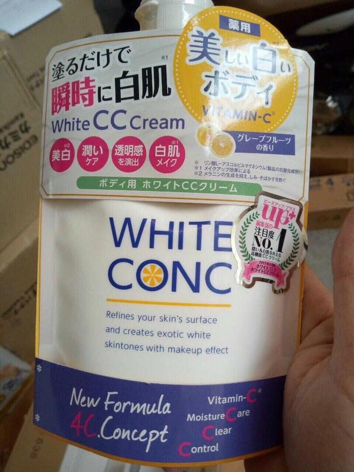 Sữa dưỡng thể White Conc CC Cream Vitamin C Nhật Bản