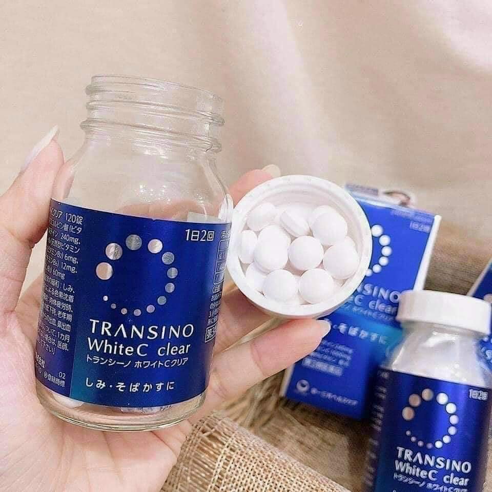 Viên Uống Trắng Da TRANSINO White C Clear